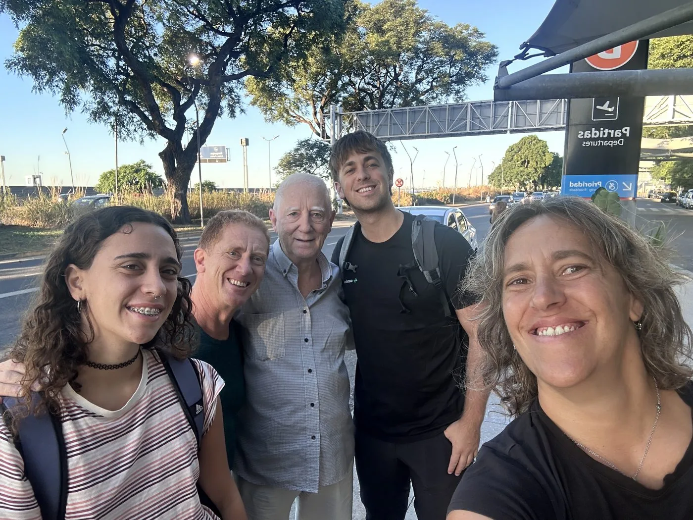 El Abá llevándonos a Aeroparque