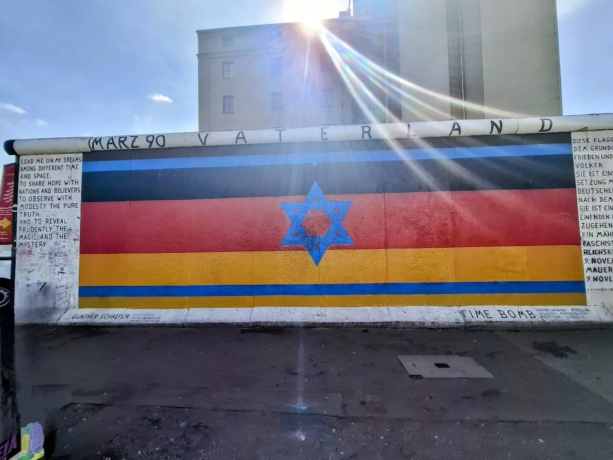 Bandera alemana en Berlín