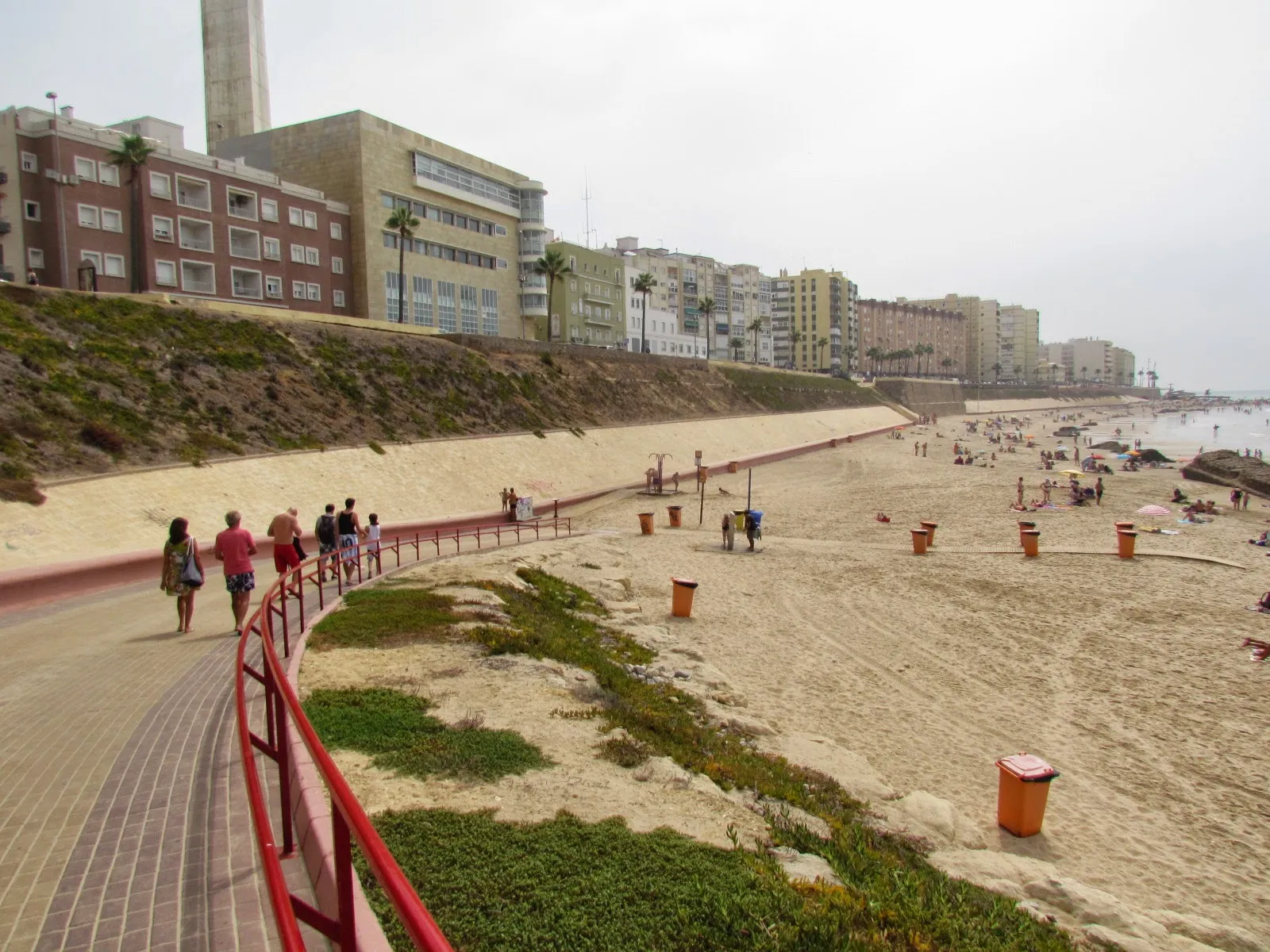 Casco histórico de Cádiz con casas antiguas