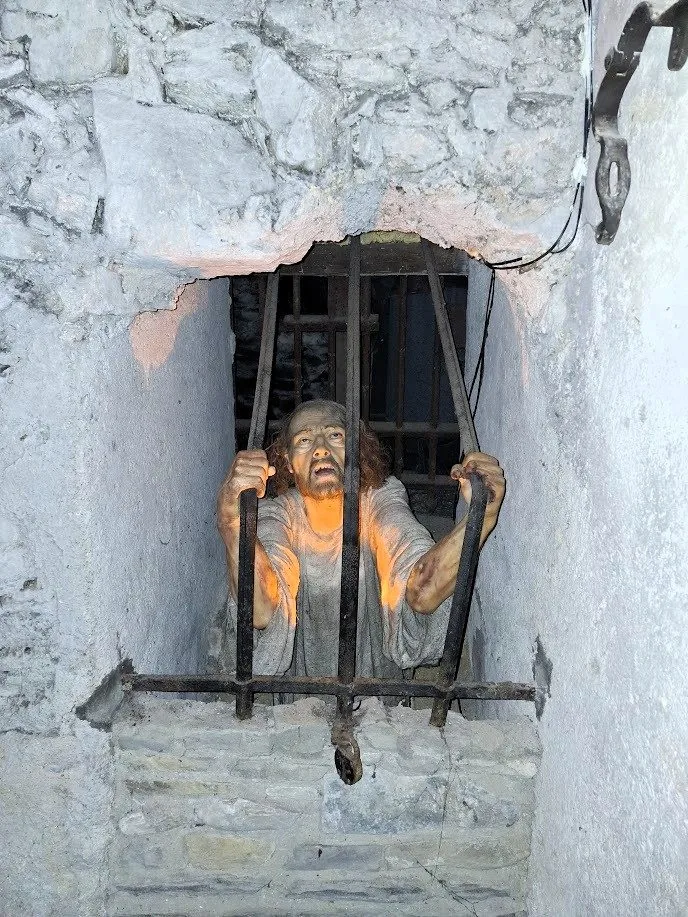 Celda de prisioneros en el castillo