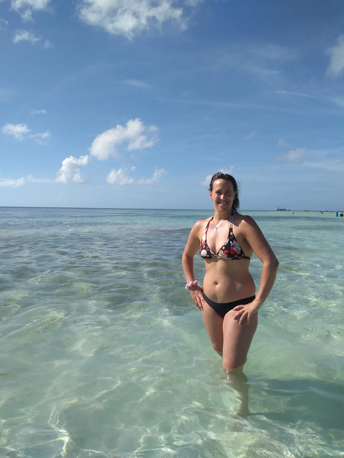 El agua turquesa y transparente de CocoCay