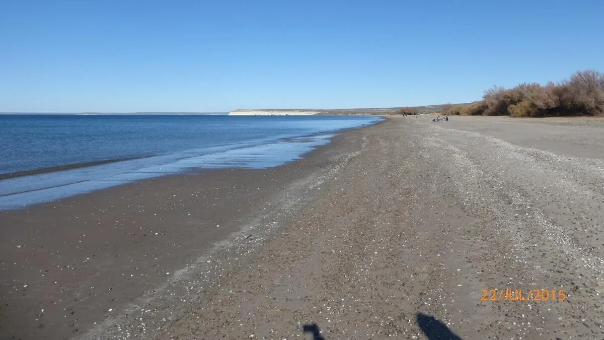 Playa del Doradillo con conchillas