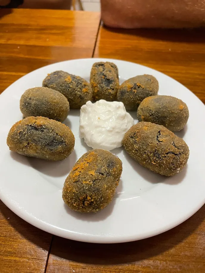 Chocos fritos, plato típico malagueño