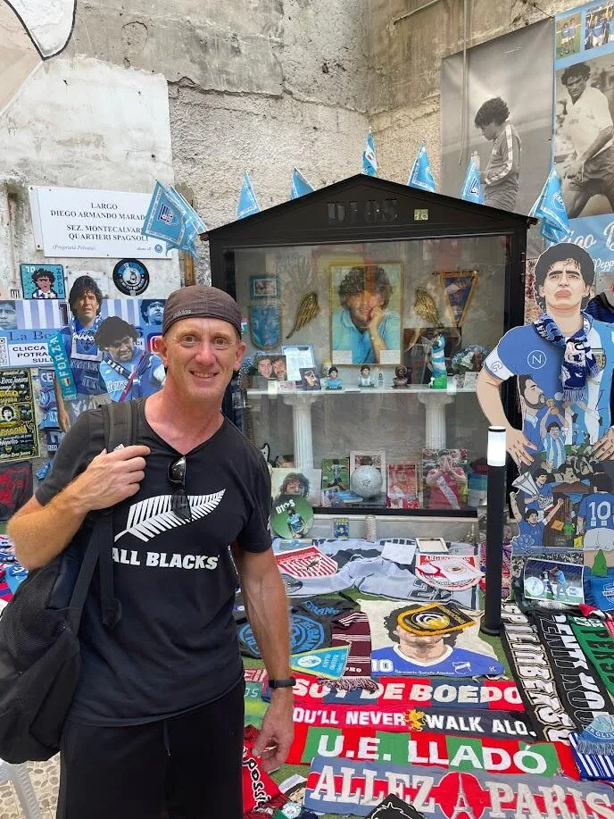 Santuario de Maradona en Nápoles