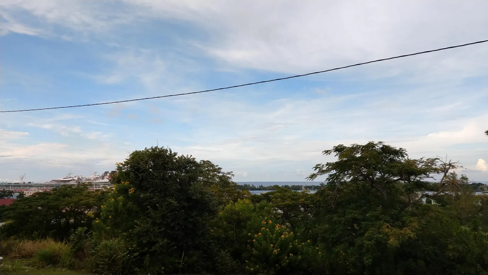 Vista de Nassau y el puerto desde el Fuerte Fincastle