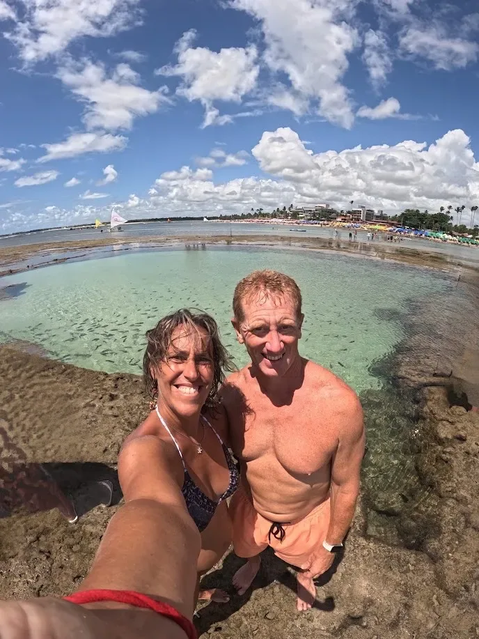 Piscinas naturales de Porto de Galinhas en marea baja