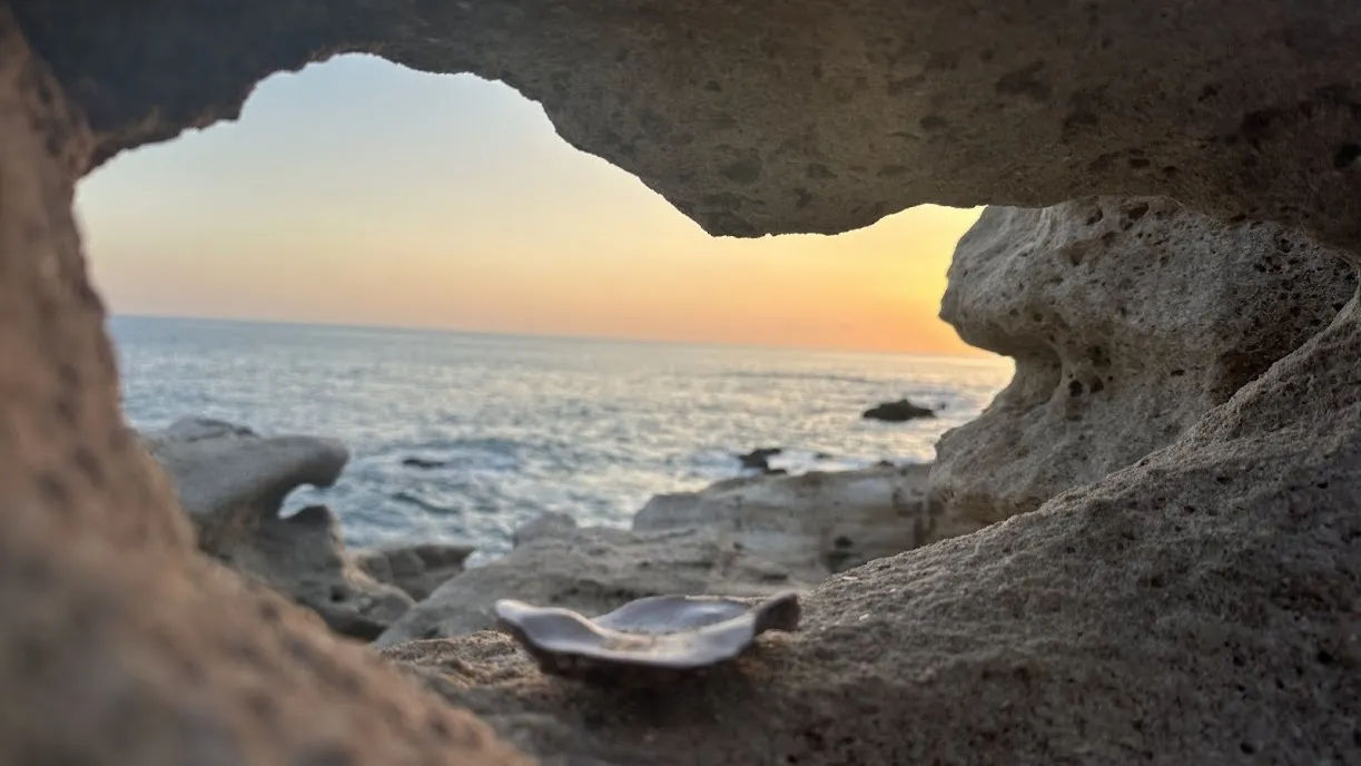 Vista panorámica de Puerto Escondido desde las alturas con el Pacífico al fondo