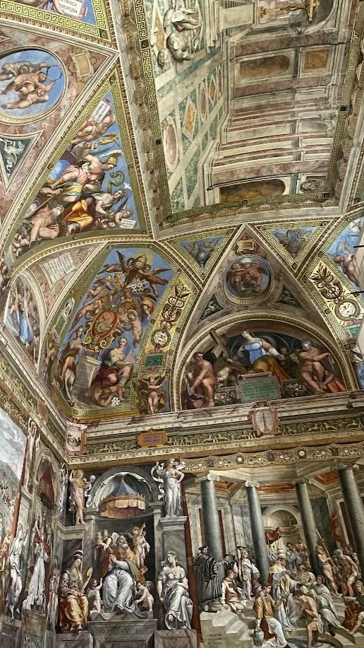 Estancia de Rafael en los Museos Vaticanos