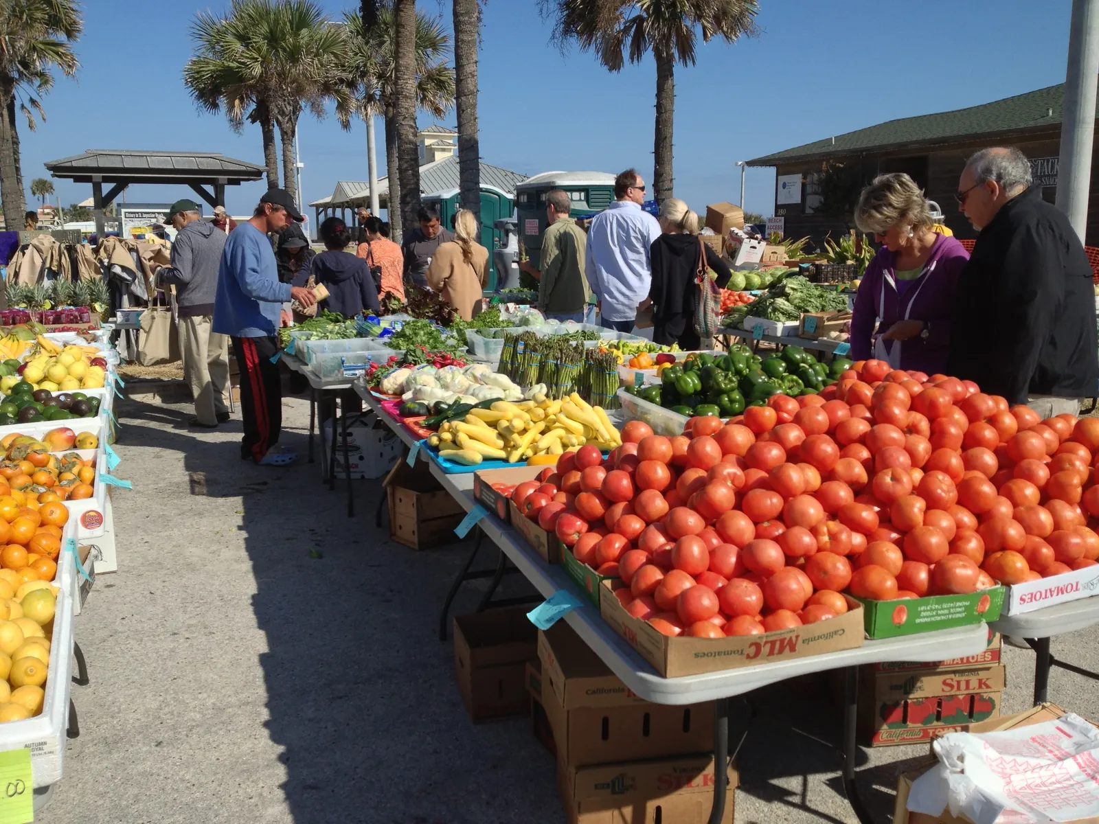 Feria de frutas y verduras en Saint Augustine Beach
