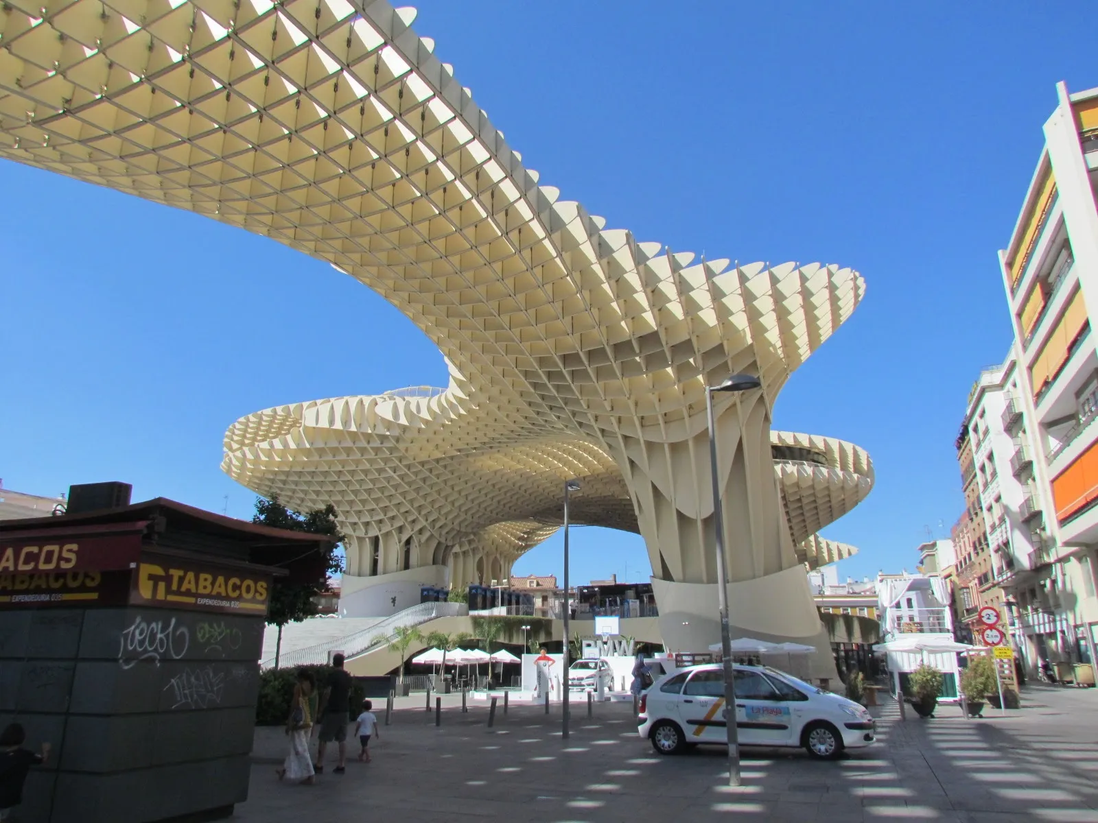 Metropol Parasol (las Setas) en la Plaza de la Encarnación, Sevilla 2014